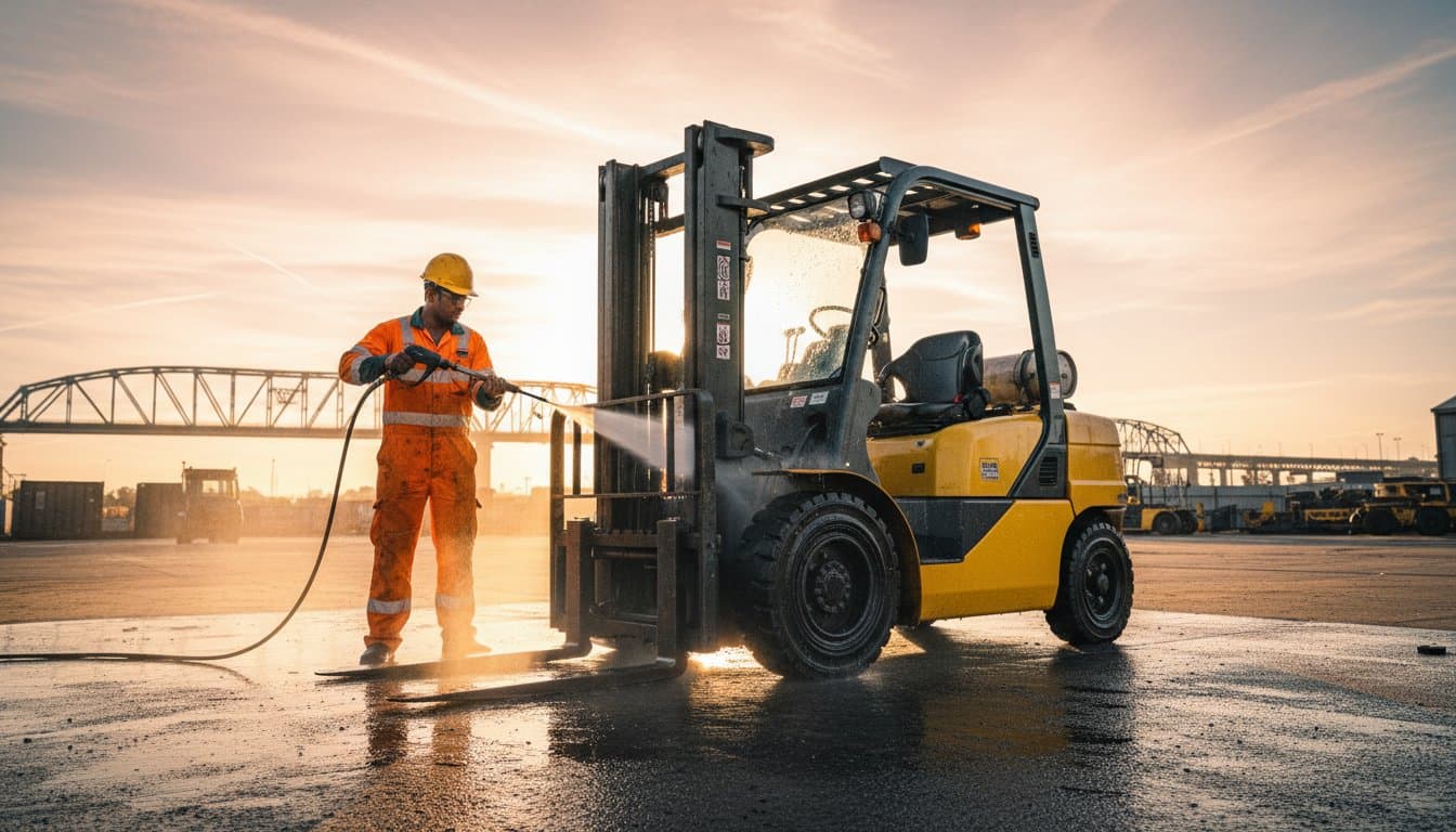 Professional On-Site Forklift Cleaning Service: The 2026 Melbourne Guide