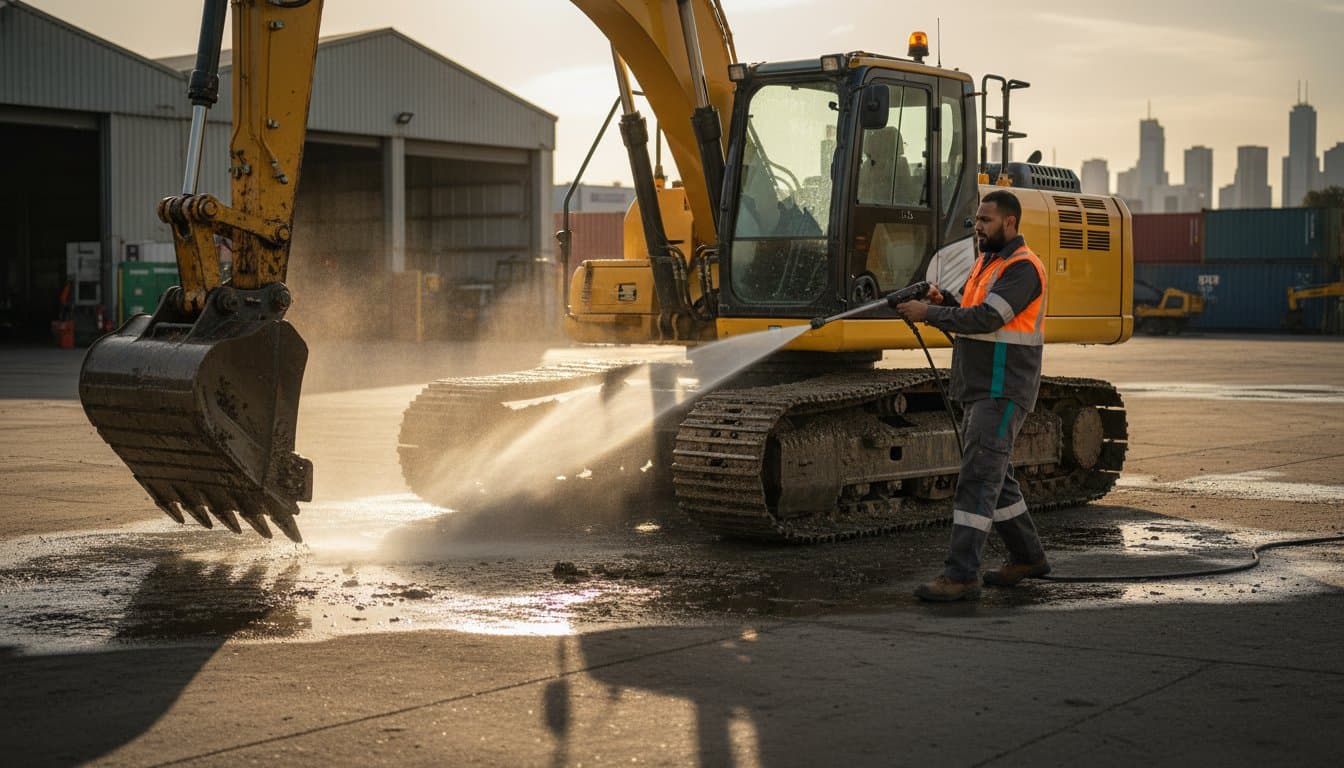 Preparing Heavy Machinery for Transport Cleaning: The 2026 Professional Guide