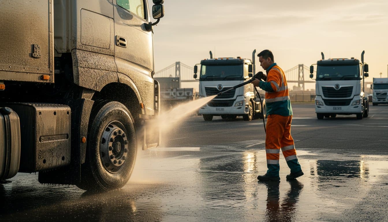 Mobile Truck Wash for Small Fleets in Melbourne: Maximising Efficiency and Brand Image