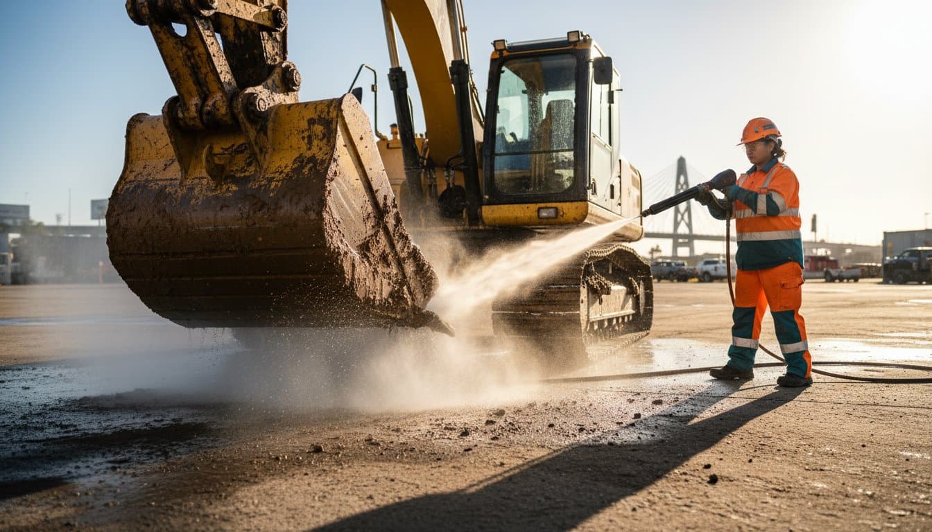 Professional Excavator Cleaning in Melbourne: The 2026 Guide to Machinery Maintenance